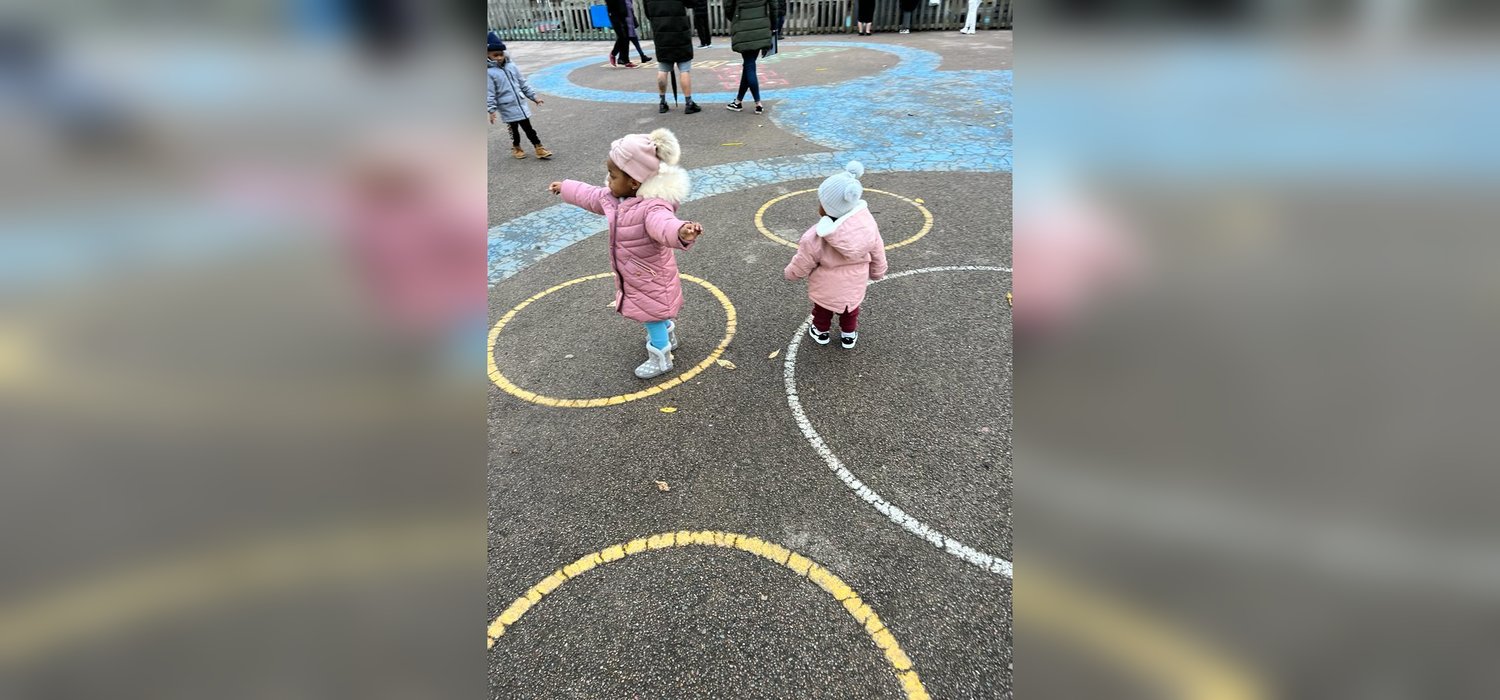 Children playing outdoors